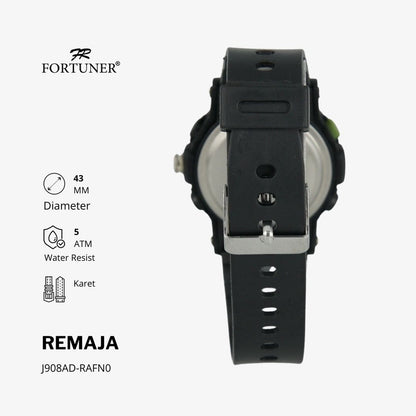 Fortuner Jam Tangan Remaja Analog-Digital Water Resist Rubber Tibold