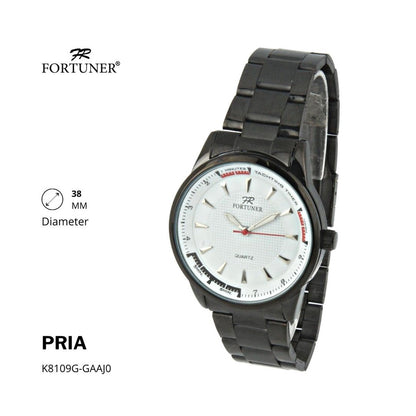 Fortuner Jam Tangan Analog Pria Water Resistant Rantai Halsy