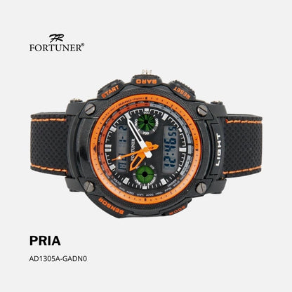 Fortuner Jam Tangan Pria Sport Digital-Analog Water Resist Rubber Ilario