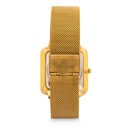 Fortuner Jam Tangan Analog Pria Gold Water Resistant Barret