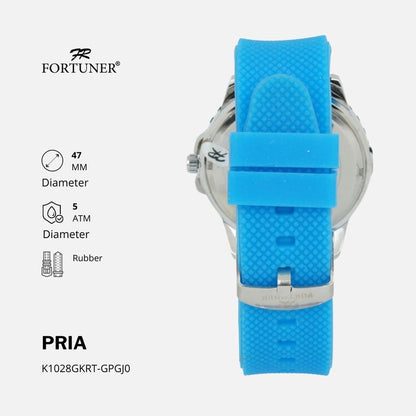 Fortuner Jam Tangan Analog Pria Water Resistant Rubber Tamerlane