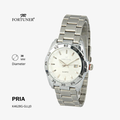 Fortuner Jam Tangan Analog Pria Water Resistant Rantai Iago