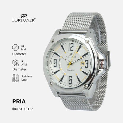 Fortuner Jam Tangan Pria Analog Water Resistant Milanese Bogdan