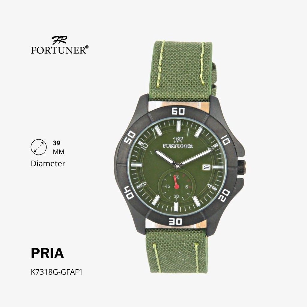 Fortuner Jam Tangan Analog Pria Water Resistant Harold