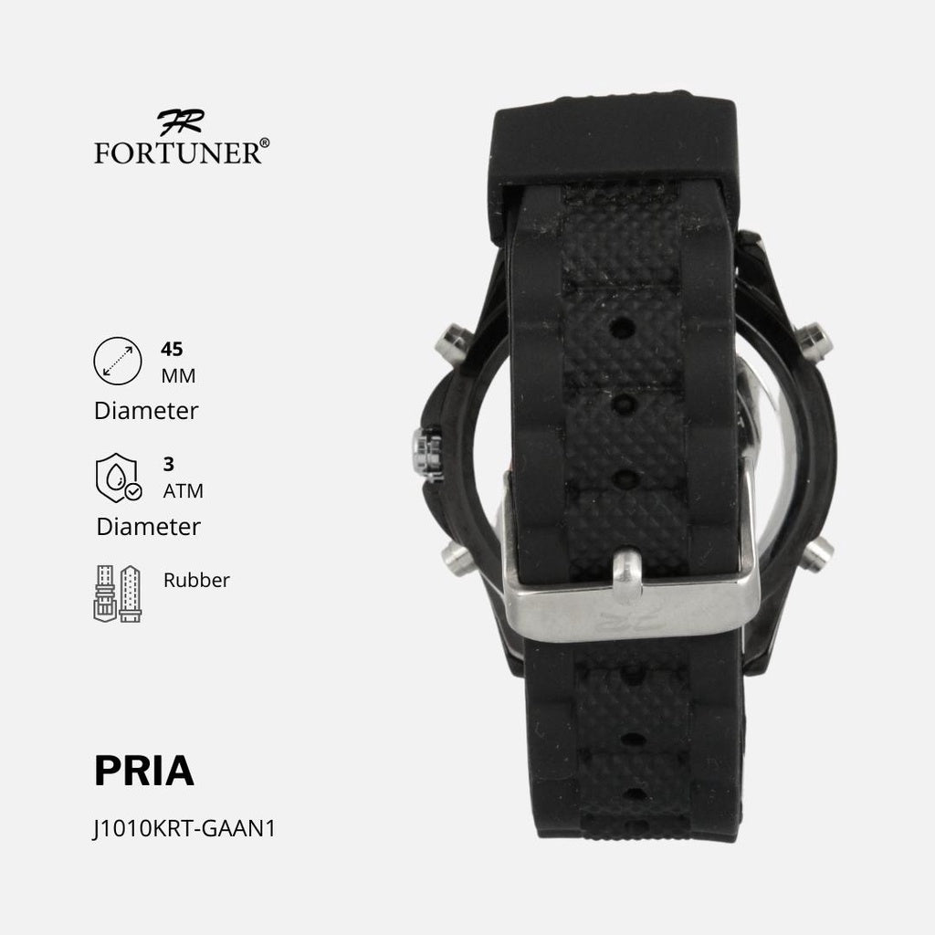 Fortuner Jam Tangan Pria Analog-Digital Strap Arian