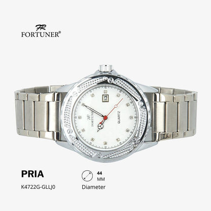 Fortuner Jam Tangan Analog Pria Water Resistant Rantai Husayn