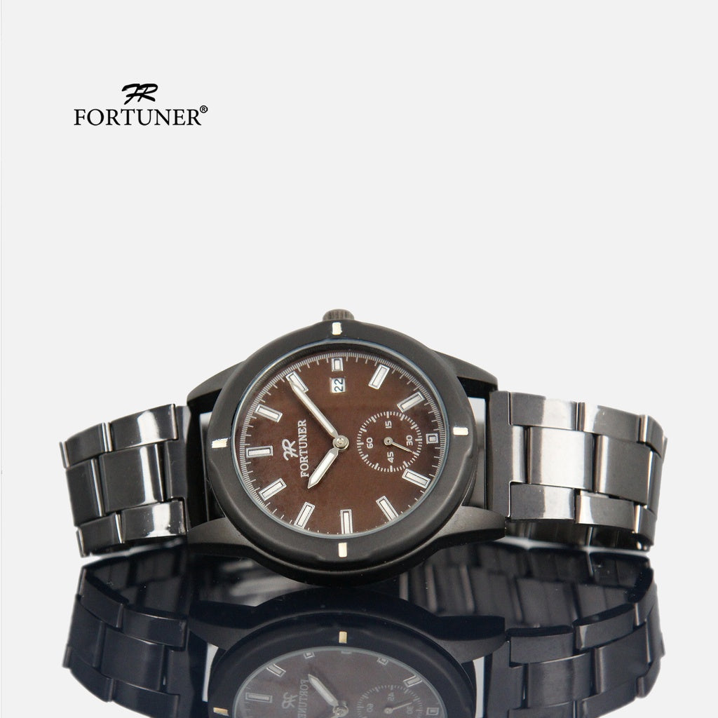 Fortuner Jam Tangan Analog Pria Water Resistant Kanvas Harlyn