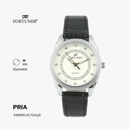 Fortuner Jam Tangan Pria Analog Water Resist Kulit Hamelin