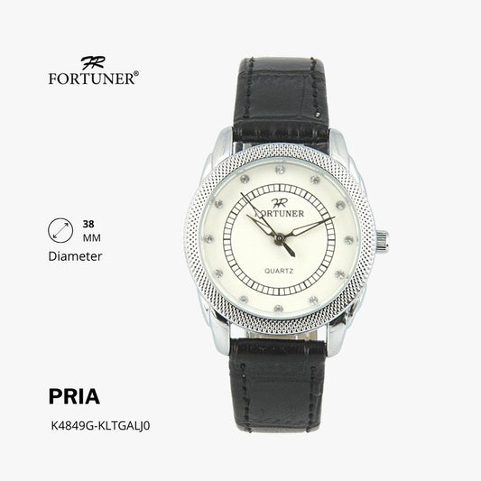 Fortuner Jam Tangan Pria Analog Water Resist Kulit Hamelin