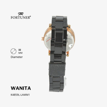 Fortuner Jam Tangan Analog Wanita Water Resistant Rantai Yamuna