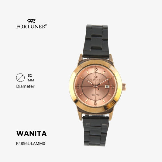 Fortuner Jam Tangan Analog Wanita Water Resistant Rantai Yocasta