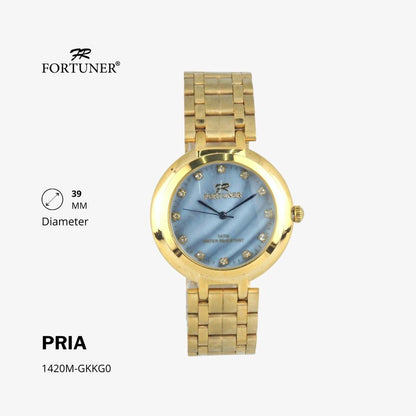 Fortuner Jam Tangan Analog Pria Rantai Water Resistant Gerald