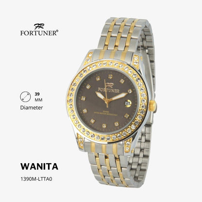 Fortuner Jam Tangan Fashion Analog Wanita Water Resistant Rantai Yelizavetha