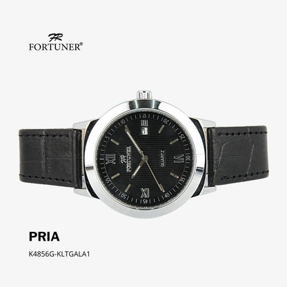 Fortuner Jam Tangan Analog Pria Klassik Romawi Kulit Water Resistant Ayres