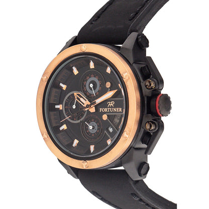 Fortuner Jam Tangan Analog Pria Chrono Water Resistant Aleksy