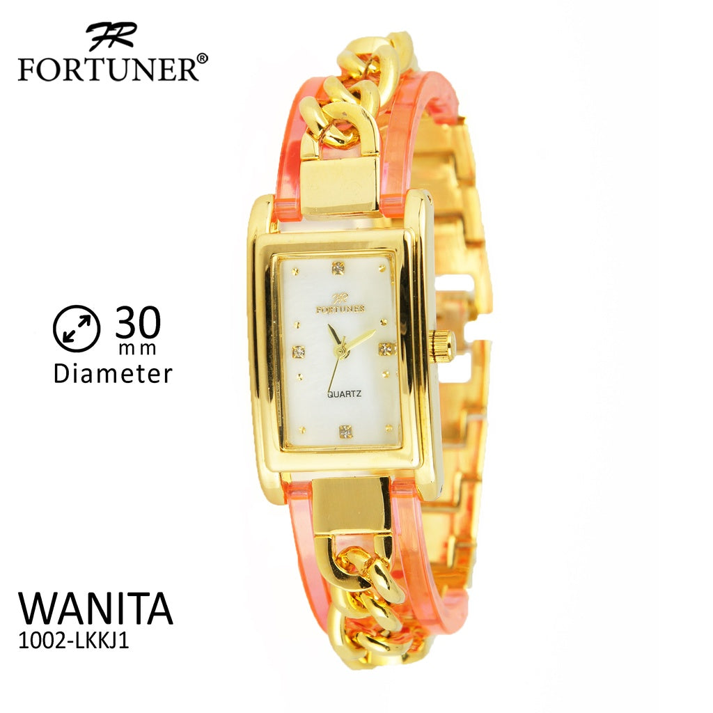 Fortuner Jam Tangan Analog Wanita Rosegold Water Resist Britty