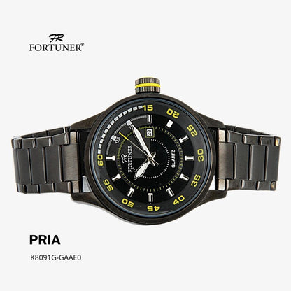 Fortuner Jam Tangan Analog Pria Water Resistant Rantai Harlon