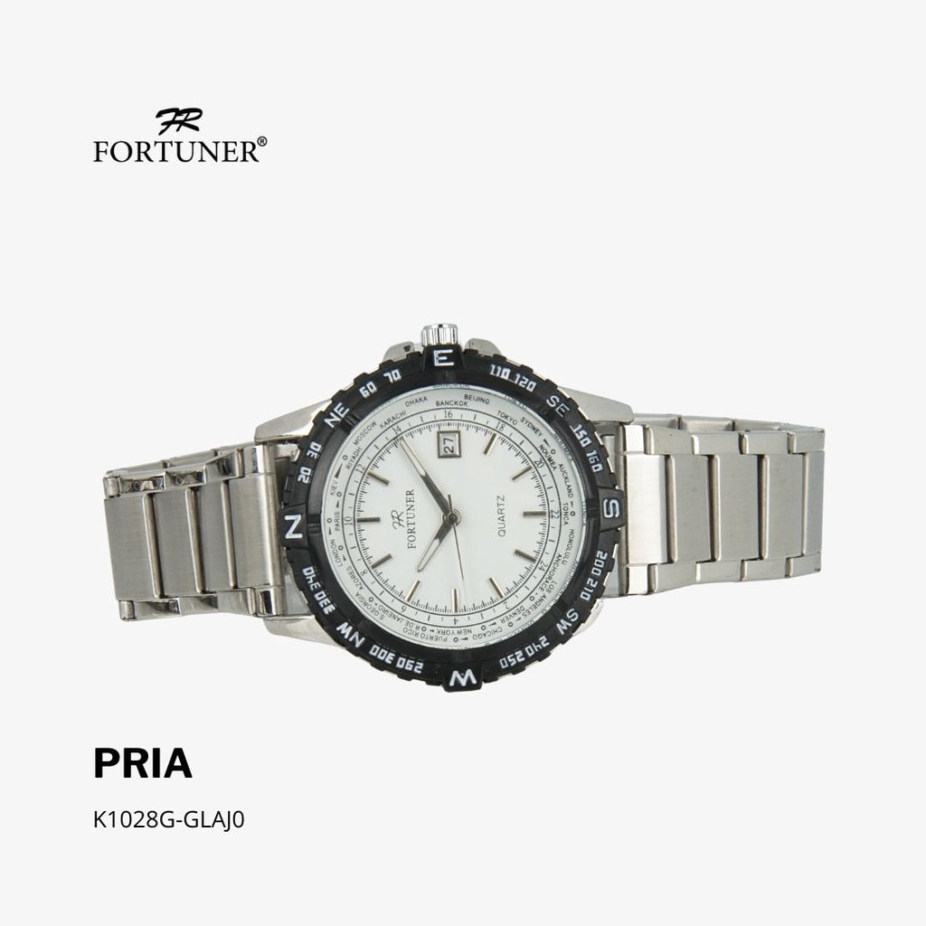 Fortuner Jam Tangan Analog Pria Water Resistant Rantai Wynten