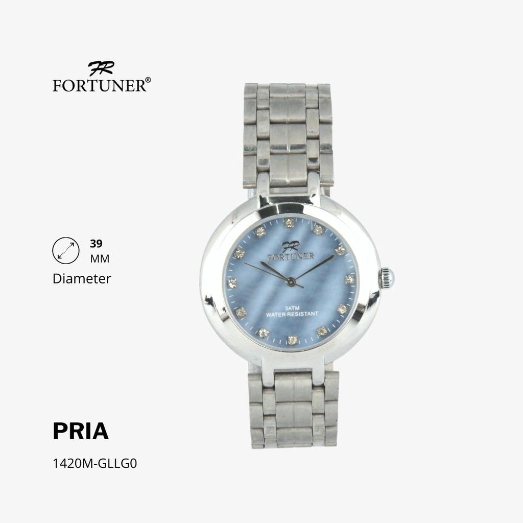 Fortuner Jam Tangan Analog Pria Rantai Water Resistant Gerald