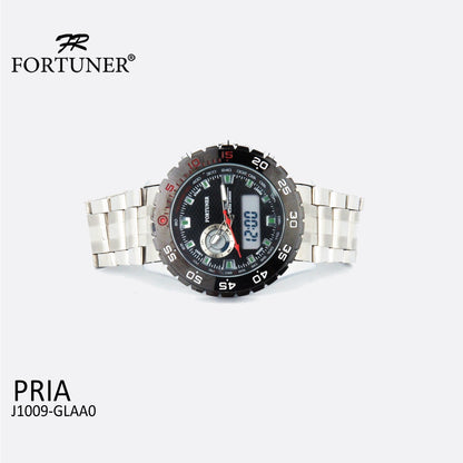 Fortuner Jam Tangan Digital Analog Pria Water Resistant Delevan