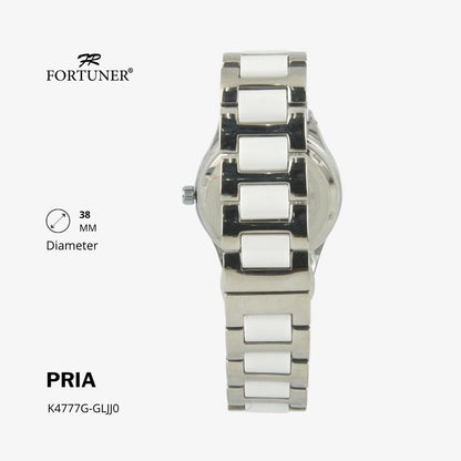 Fortuner Jam Tangan Pria Analog Gold Silver Water Resistant Harrisson