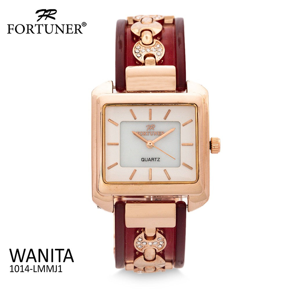 Fortuner Jam Tangan Analog Wanita Rosegold Water Resist Callie