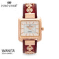 Fortuner Jam Tangan Analog Wanita Rosegold Water Resist Callie