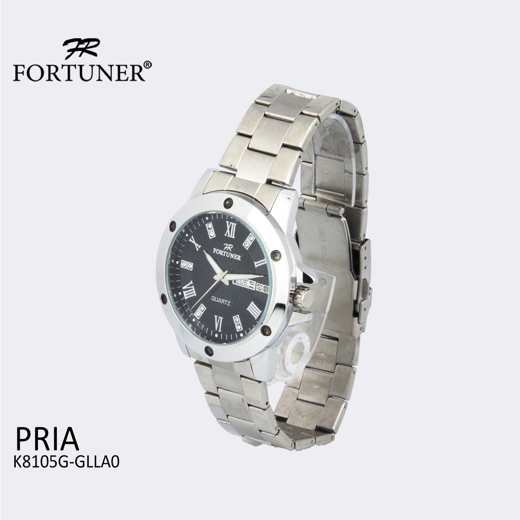 Fortuner Jam Tangan Pria Analog Water Resist Stainless Burlie