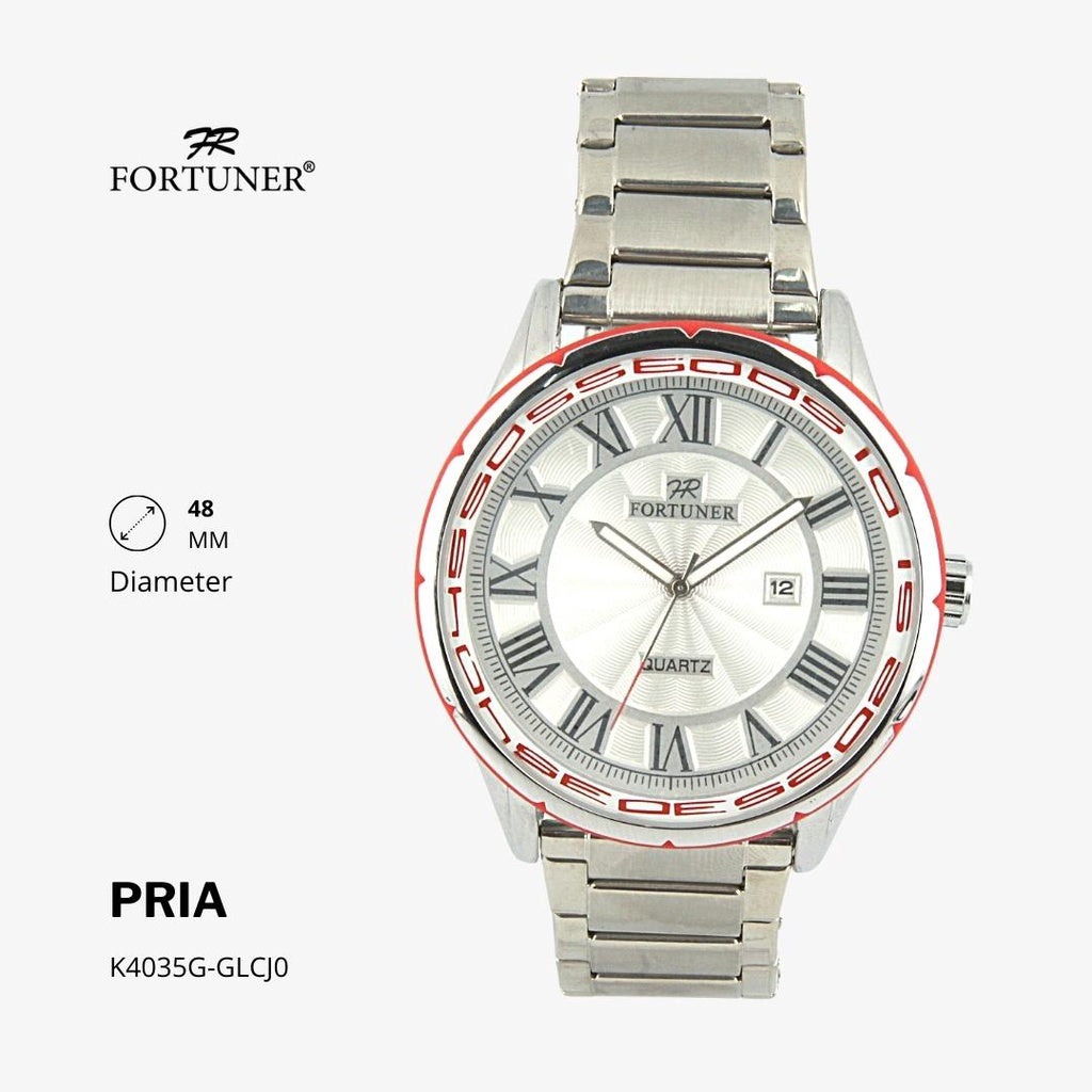 Fortuner Jam Tangan Analog Pria Water Resistant Hutchinson