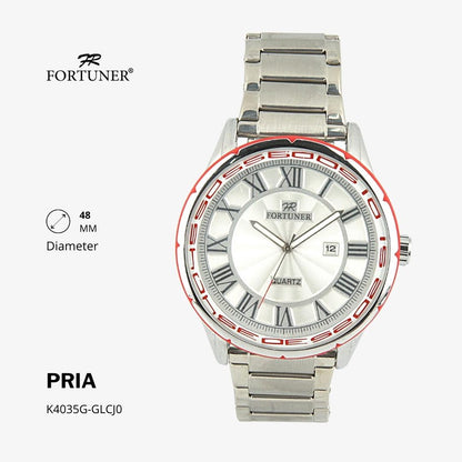 Fortuner Jam Tangan Analog Pria Water Resistant Hutchinson