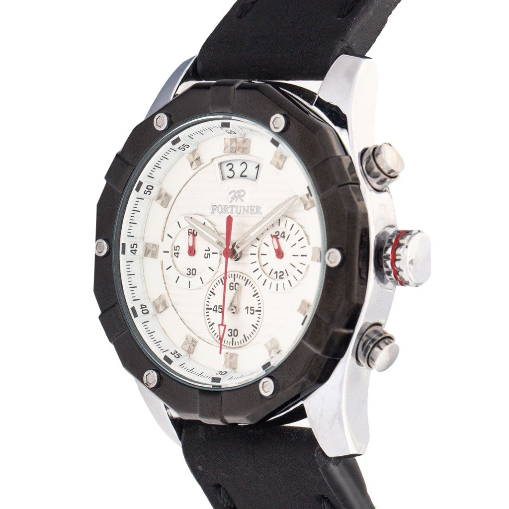 Fortuner Jam Tangan Analog Pria Chrono Water Resistant Albano