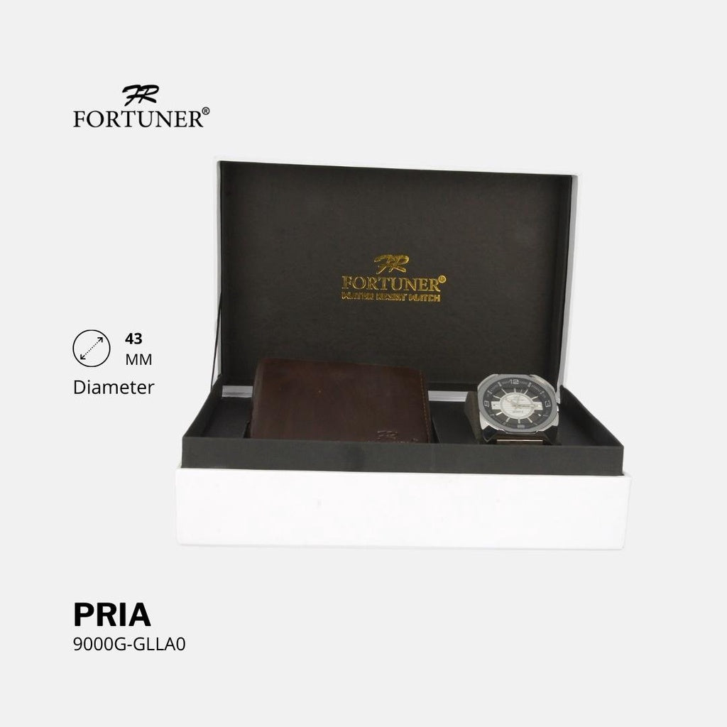 Fortuner Jam Tangan Analog Pria Water Resistant Farnum