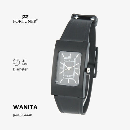 Fortuner Jam Tangan Analog Wanita Water Resistant Rubber Zadie