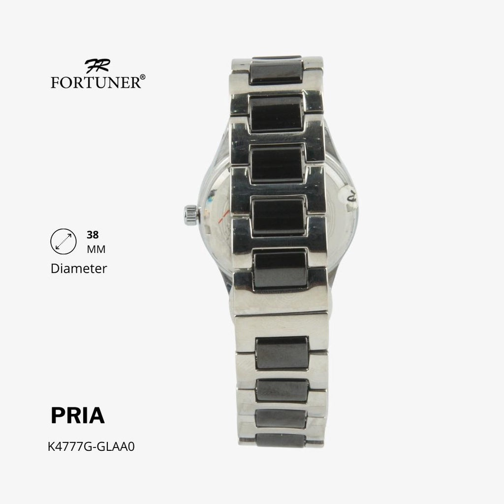 Fortuner Jam Tangan Pria Analog Gold Silver Water Resistant Harrisson