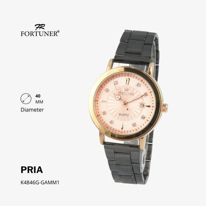 Fortuner Jam Tangan Couple Analog Water Resistant Rylan