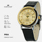 Fortuner Jam Tangan Analog Pria Kulit Water Resistant Aiden