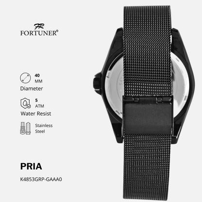 Fortuner Jam Tangan Pria Analog Tahan Air Original Halwerd