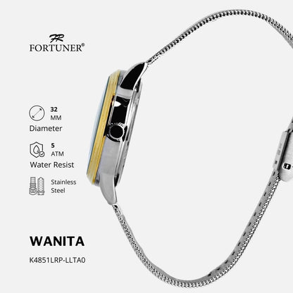 Fortuner Jam Tangan Classic Fashion Wanita Water Resist Analog Yifat