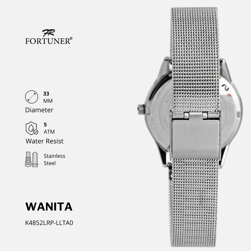 Fortuner Jam Tangan Classic Fashion Wanita Analog Water Resist Yionna