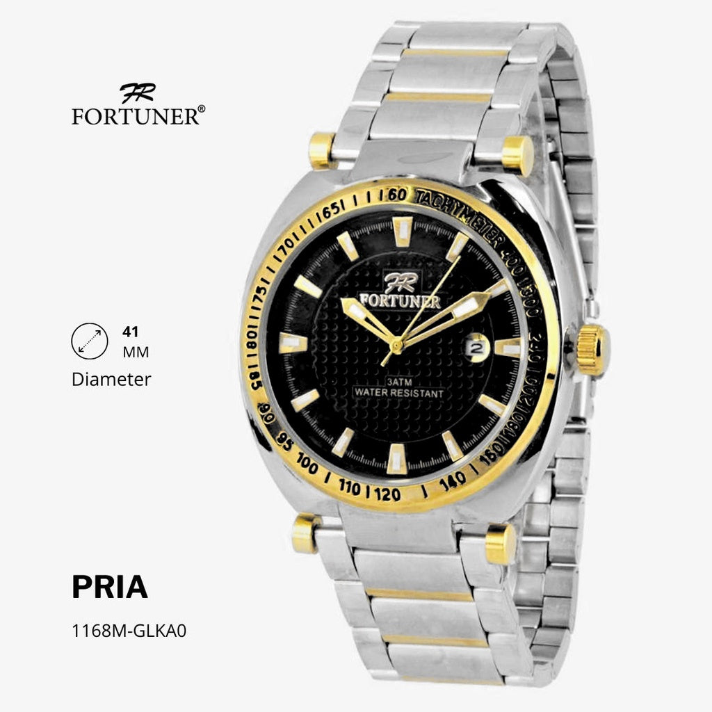 Fortuner Jam Tangan Analog Pria Water Resistant Harbert