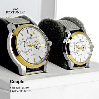 Fortuner Jam Tangan Couple Analog Original Rantai Pasir Sincerità