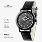 Fortuner Jam Tangan Analog Pria Kulit Water Resistant Aiden