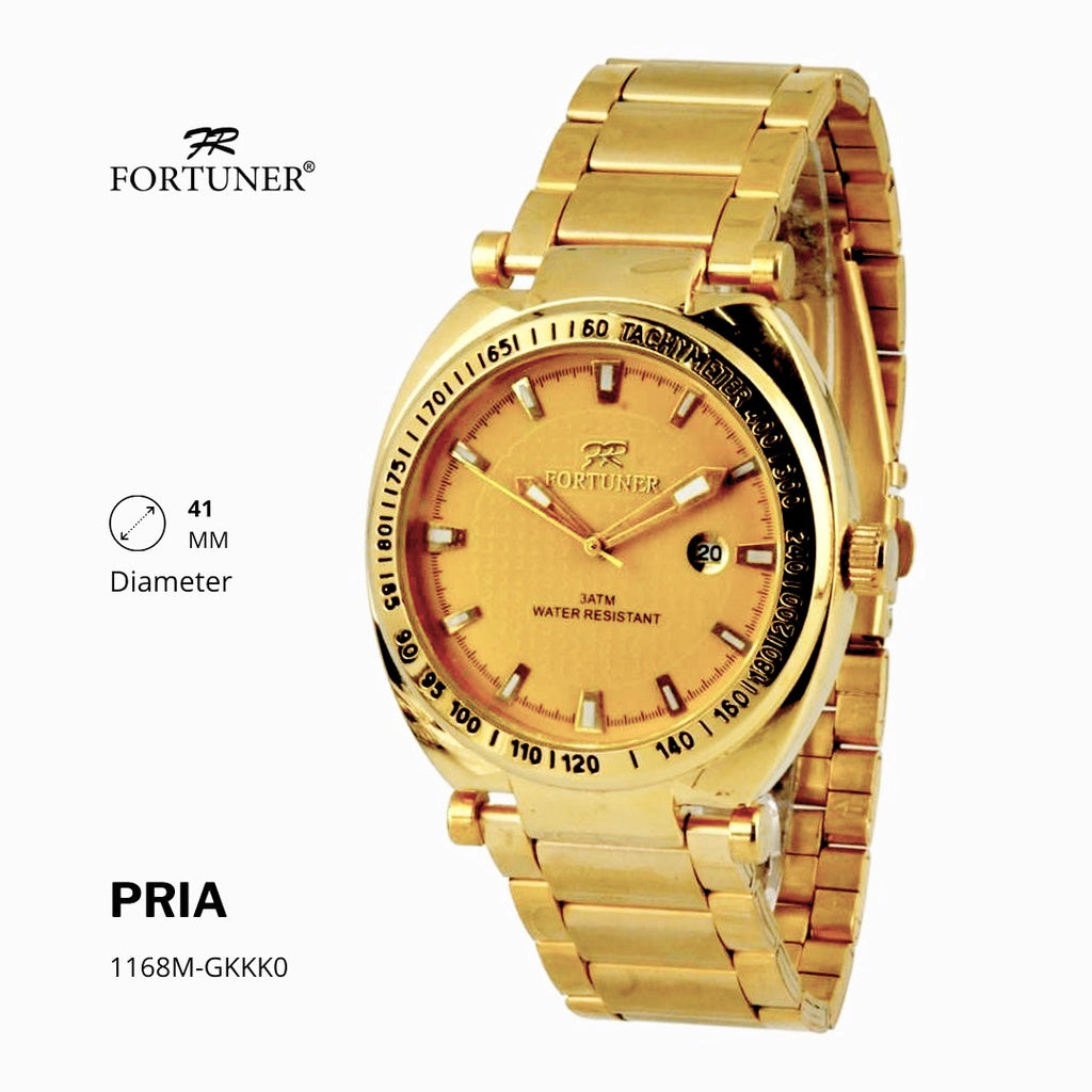 Fortuner Jam Tangan Analog Pria Water Resistant Harbert