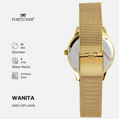 Fortuner Jam Tangan Classic Fashion Wanita Water Resist Analog Yifat