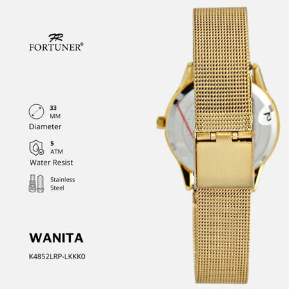 Fortuner Jam Tangan Classic Fashion Wanita Analog Water Resist Yionna