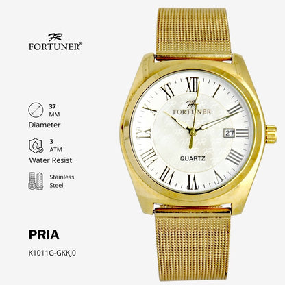 Fortuner Jam Tangan Pria Analog Romawi Original Tahan Air Attlee