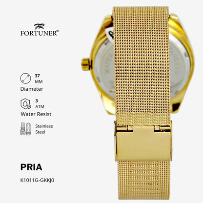 Fortuner Jam Tangan Pria Analog Romawi Original Tahan Air Attlee