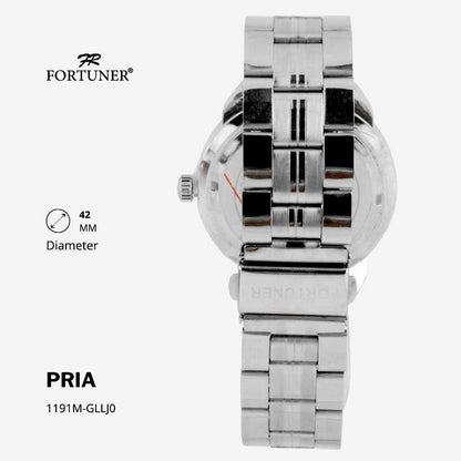 Fortuner Jam Tangan Analog Pria Water Resistant Rantai Connlyn