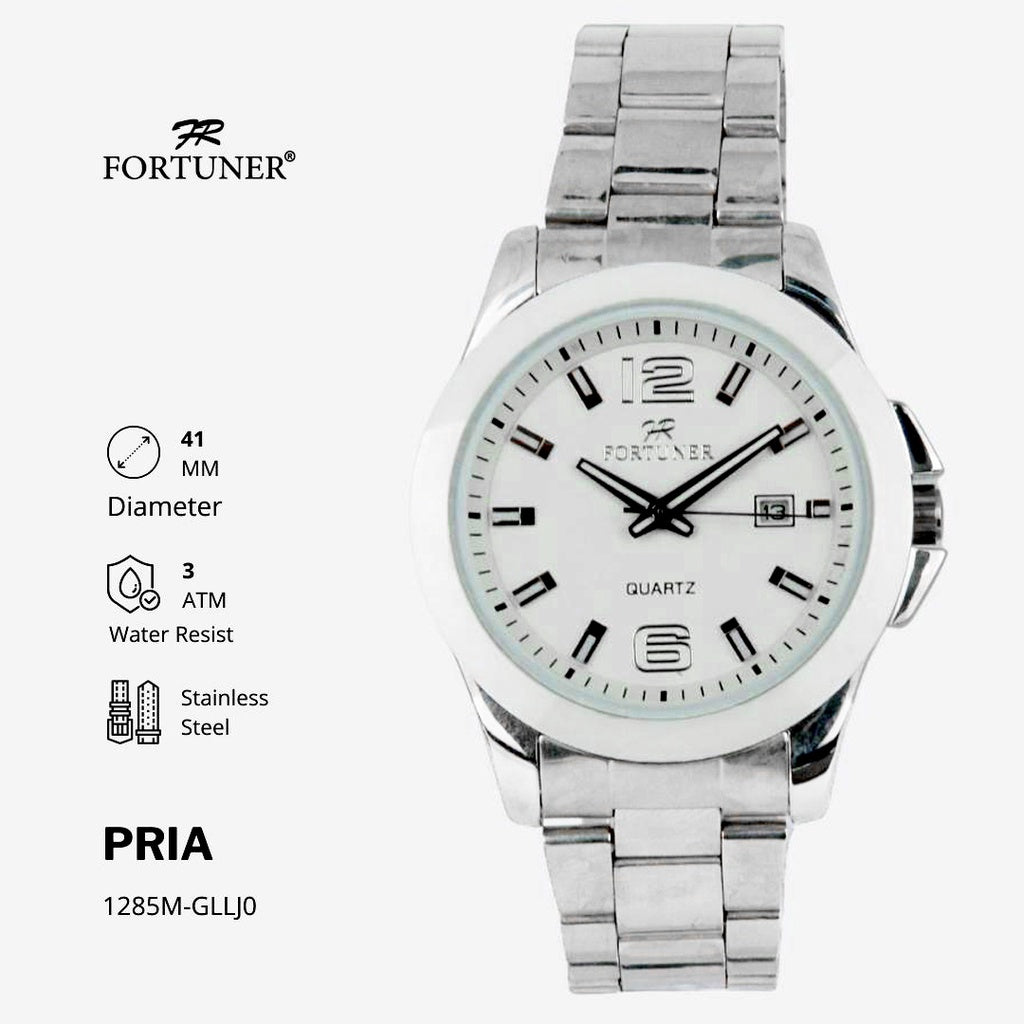 Fortuner Jam Tangan Pria Analog Water Resist Superior All Stainless Tynell