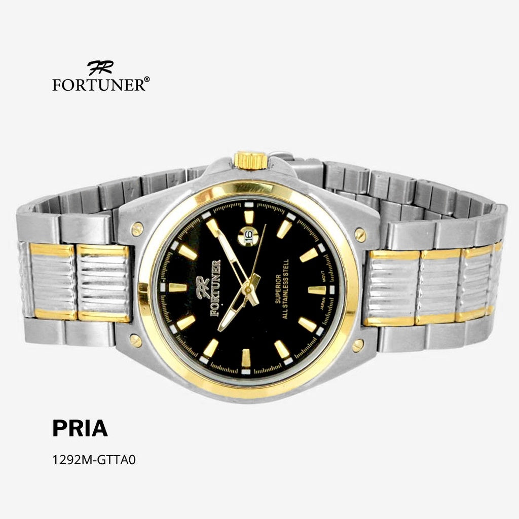 Fortuner Jam Tangan Pria Analog Water Resist Superior All Stainless Tynan